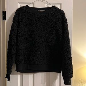 Black wool sweater